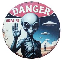 AREA 51 - Blechschild  (neu/OVP)