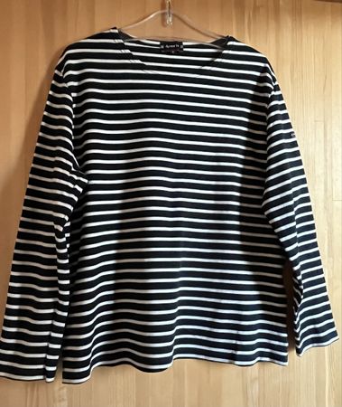 Langarmshirt Armor Lux gestreift marine/weiss Grösse 8