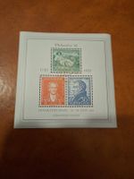 Vignettenblock Goethe zur Philatelia 81