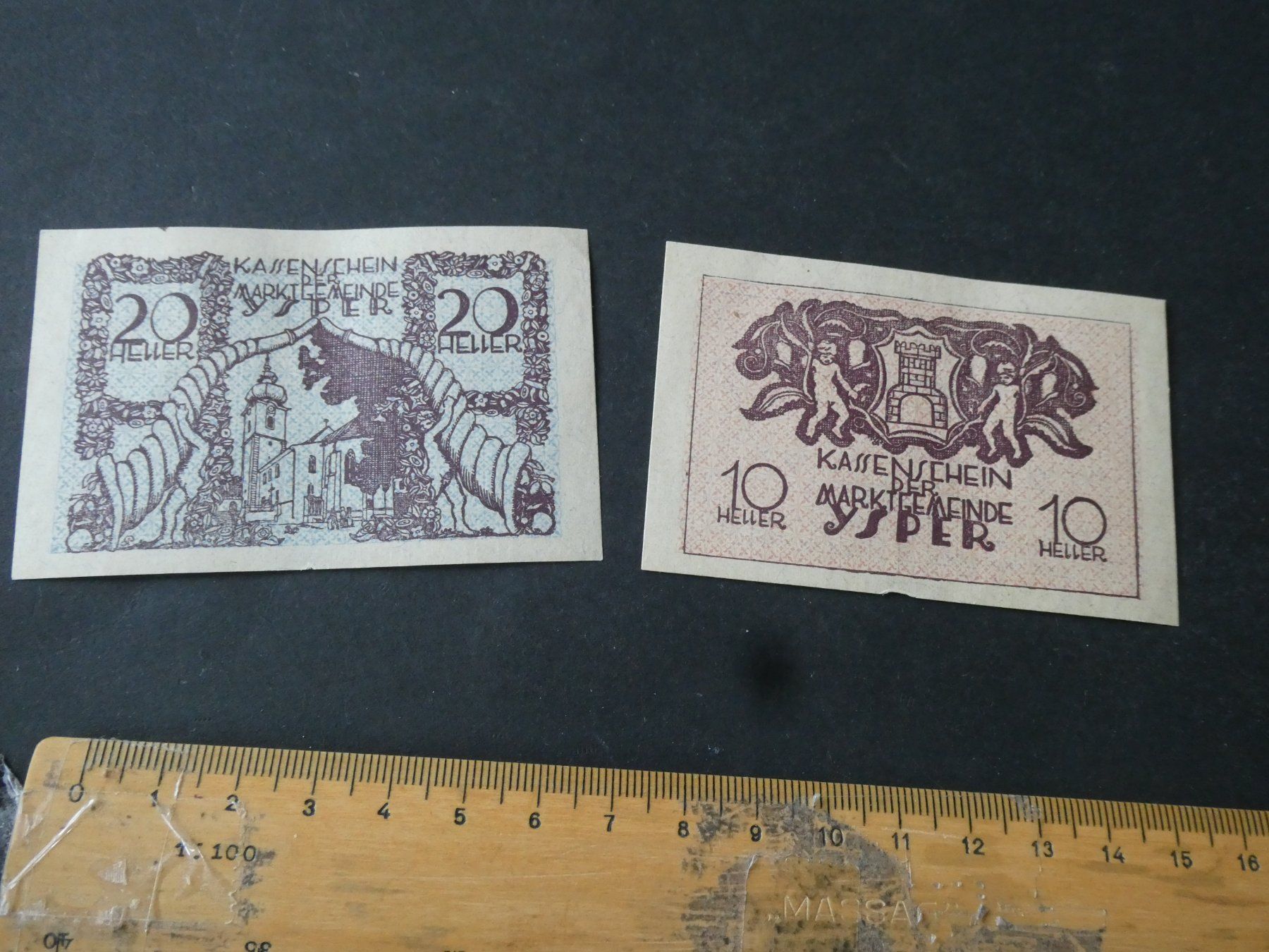 Banknoten: Oesterreich,  Ysper   - Notgeldscheine – Gebraucht aus Hinterforst von Rohusri