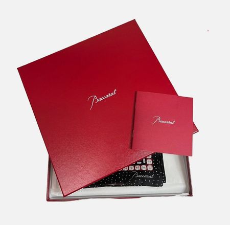 Baccarat / Damen Luxor Twill Seide Maxikrawatte roter Schal