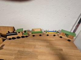 Zug Holz Länge 125cm