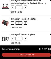 Simagic P1000 formula hydraulic  inkl 2x haptics und psu2