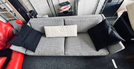 Vibieffe GIANLUIGI LANDONI Sofa 3-Sitzer grau /guter Zustand
