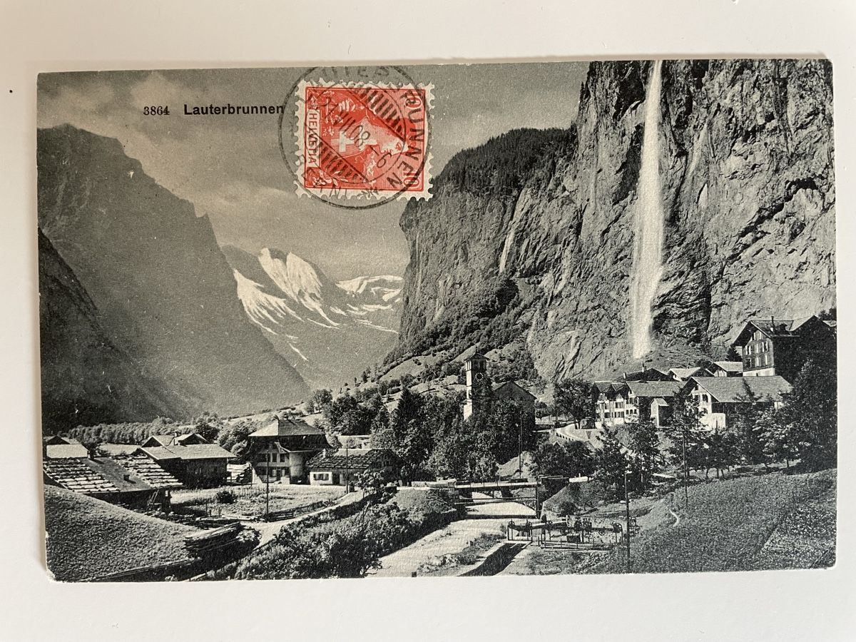 Cartoline postali: Lauterbrunnen 1908 – Usato da Faido venduto da Luca555