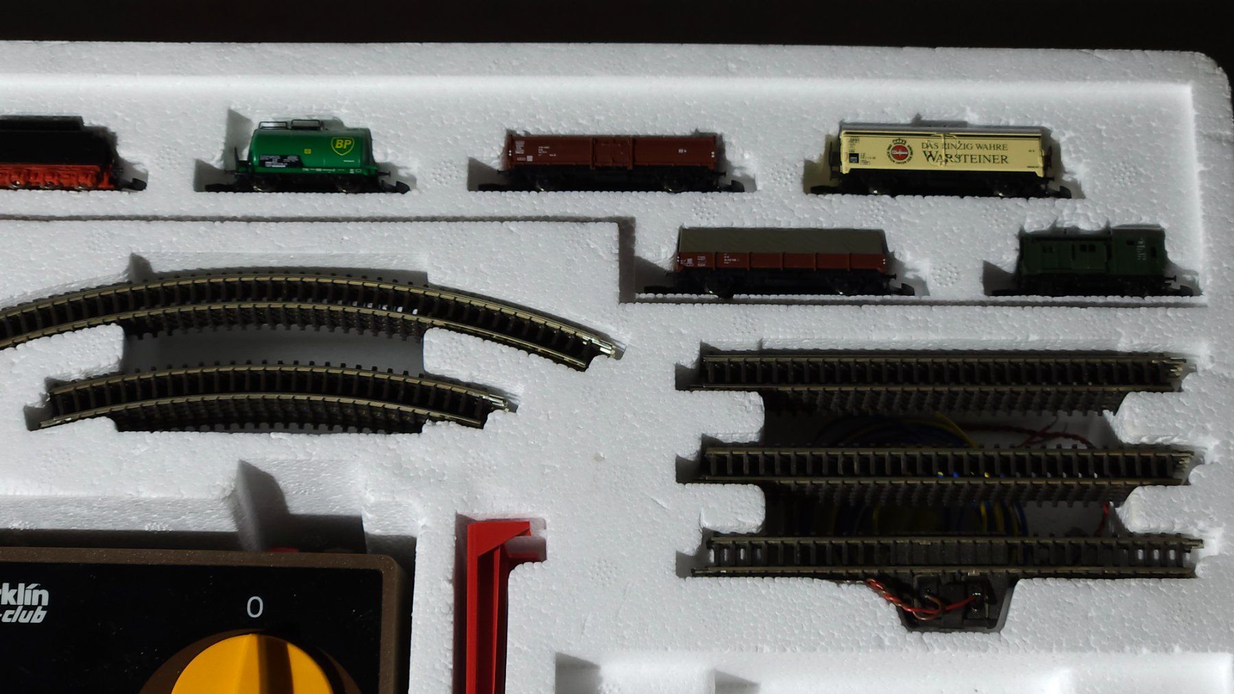 Märklin Modellini di ferrovie: 81780: Start-Set m. Güterzug, Schienen u. Transformator, TOP – Nuovo (secondo la descrizione) da Therwil venduto da ZUG-Pferd 6