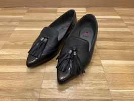 Damen Lederschuhe Schwarz Grösse 36.5, UK 4 Marke Högl