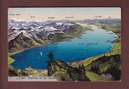 Panorama du LAC LEMAN - 1921