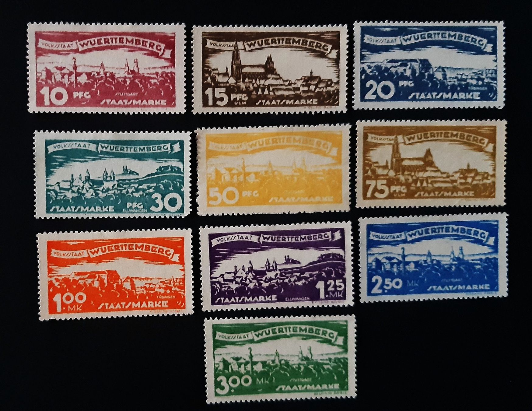 Tutti i francobolli: Württemberg Dienstmarken 1920** – Nuovo (secondo la descrizione) da Ebikon venduto da smartbox