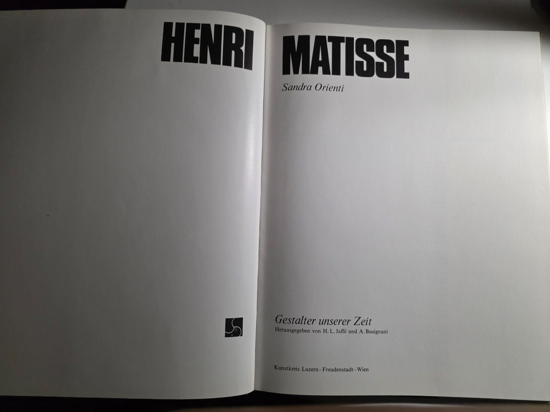 Libri: Henri Matisse  - Gestalter unserer Zeit - 1972 – Usato da Walterswil BE venduto da Lonitti 5