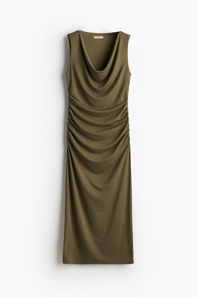 H&M Vestiti: Kleid mit Wasserfall-Ausschnitt H&M Grösse L – Nuovo e nell'imballaggio originale da Zürich venduto da sandra.gm
