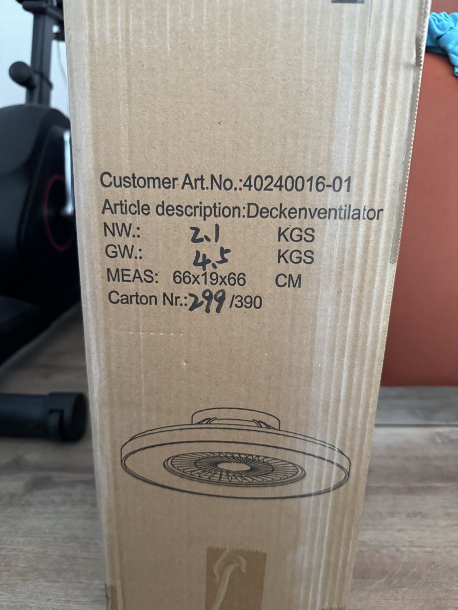 Ventilatoren: Deckenventilator Weiss Neu Fix 120.-  – Neu und originalverpackt aus Oberkirch LU von stellina76 1
