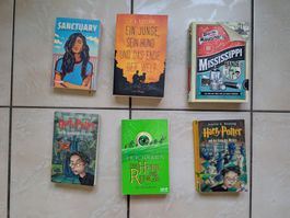 Unterschiedliche Jugendbücher, guter Zustand, 6 Stk.
