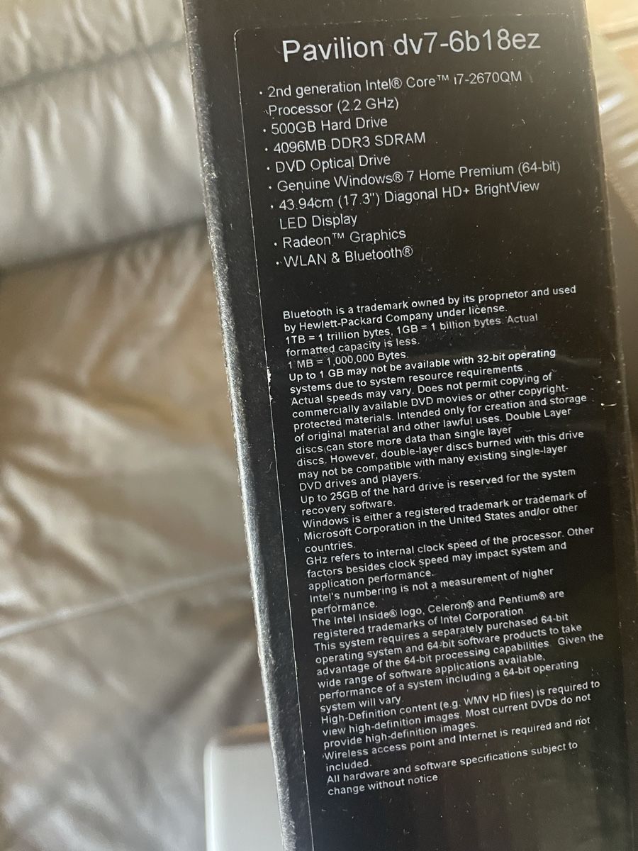 Notebook: Laptop HP Pavilion dv7-6b18ez – Usato da Walde SG venduto da mar_2kbv 3