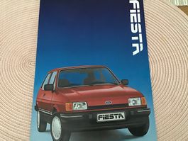 Ford Fiesta Verkaufsprospekt 24 Seiten Februar 1986