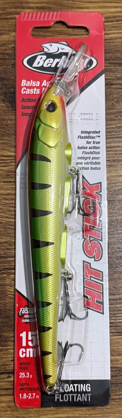 Berkley Esche: Berkley Wobbler Hit Stick floating - 15 cm – Nuovo e nell'imballaggio originale da Widnau venduto da Fishingtackle_Oggy