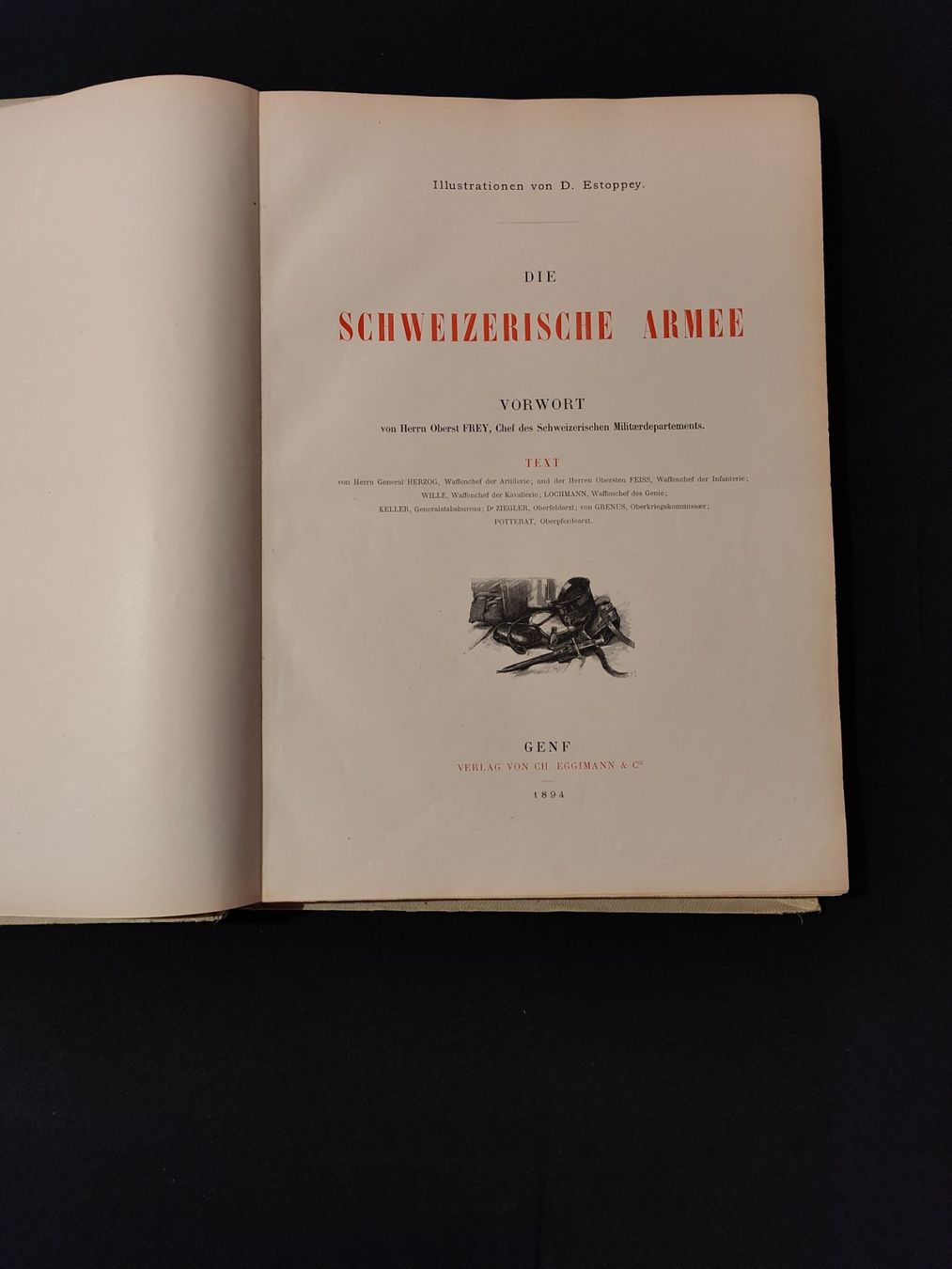 Libri: Die Schweizerische Armee (1894) | D. Estoppey | – Usato da Rothrist venduto da SiddharthaMoon 5