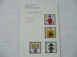 D 1990 Entwürfe der Weihnachtsmarken