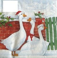 Serviette gänse (w470) 3Stk.