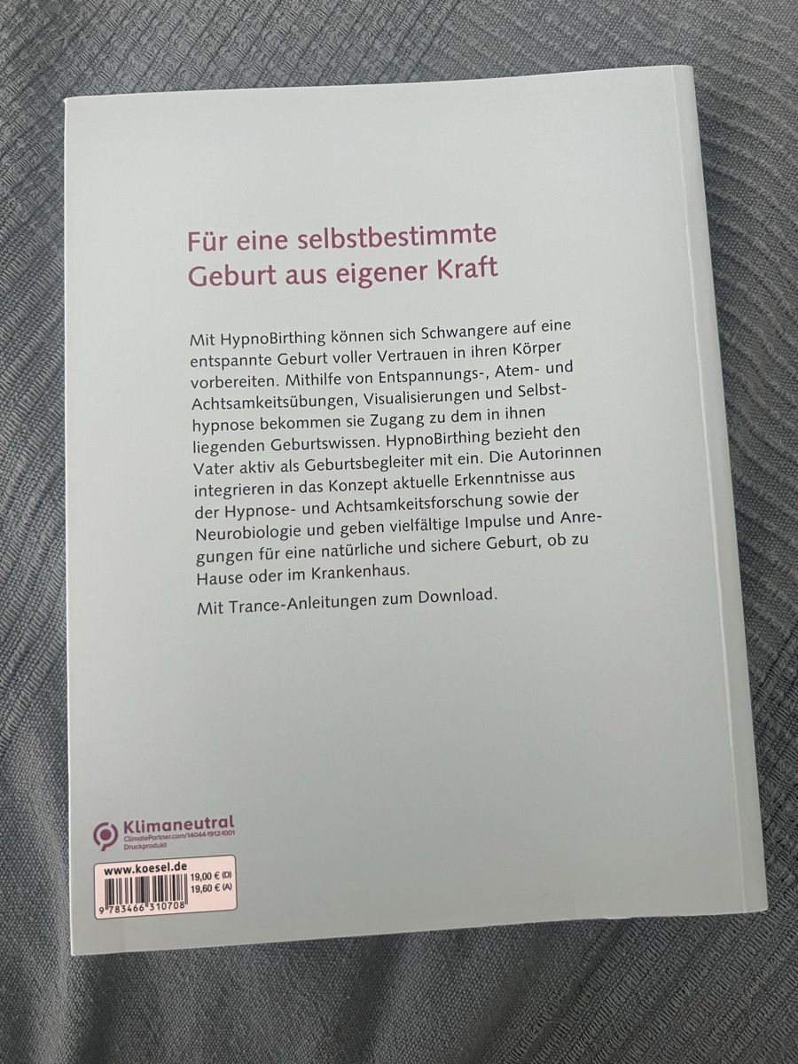 Livres: Buch Hypno Birthing – D'occasion à Niederhelfenschwil par tab_xlc7 1
