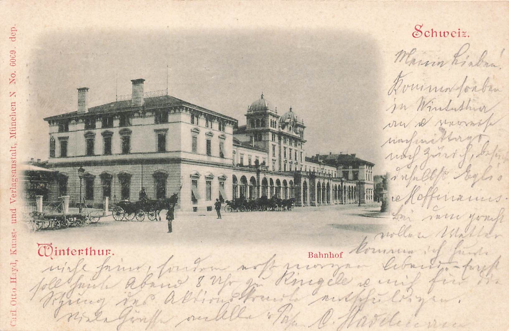 Cartoline postali: Winterthur ZH Bahnhof – Usato da Biasca venduto da Blenio71