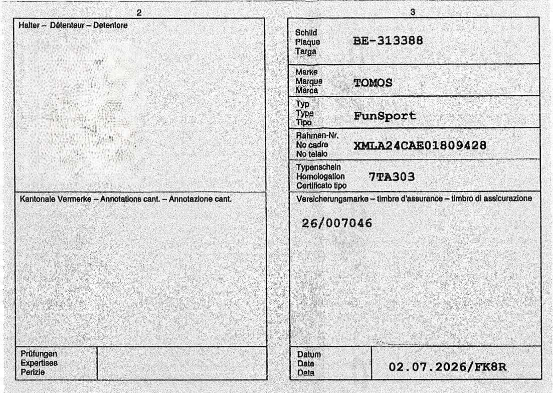 Tomos Ciclomotori: Mofa Tomos FunSport – Usato da Münsingen venduto da Aser45 5