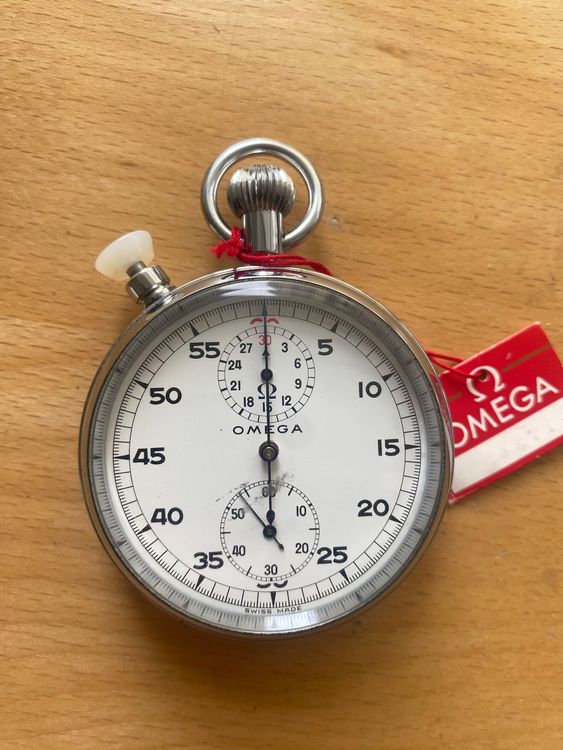 Omega Chronographe rattrappante pocket watch (Gebraucht) in La Chaux-de ...