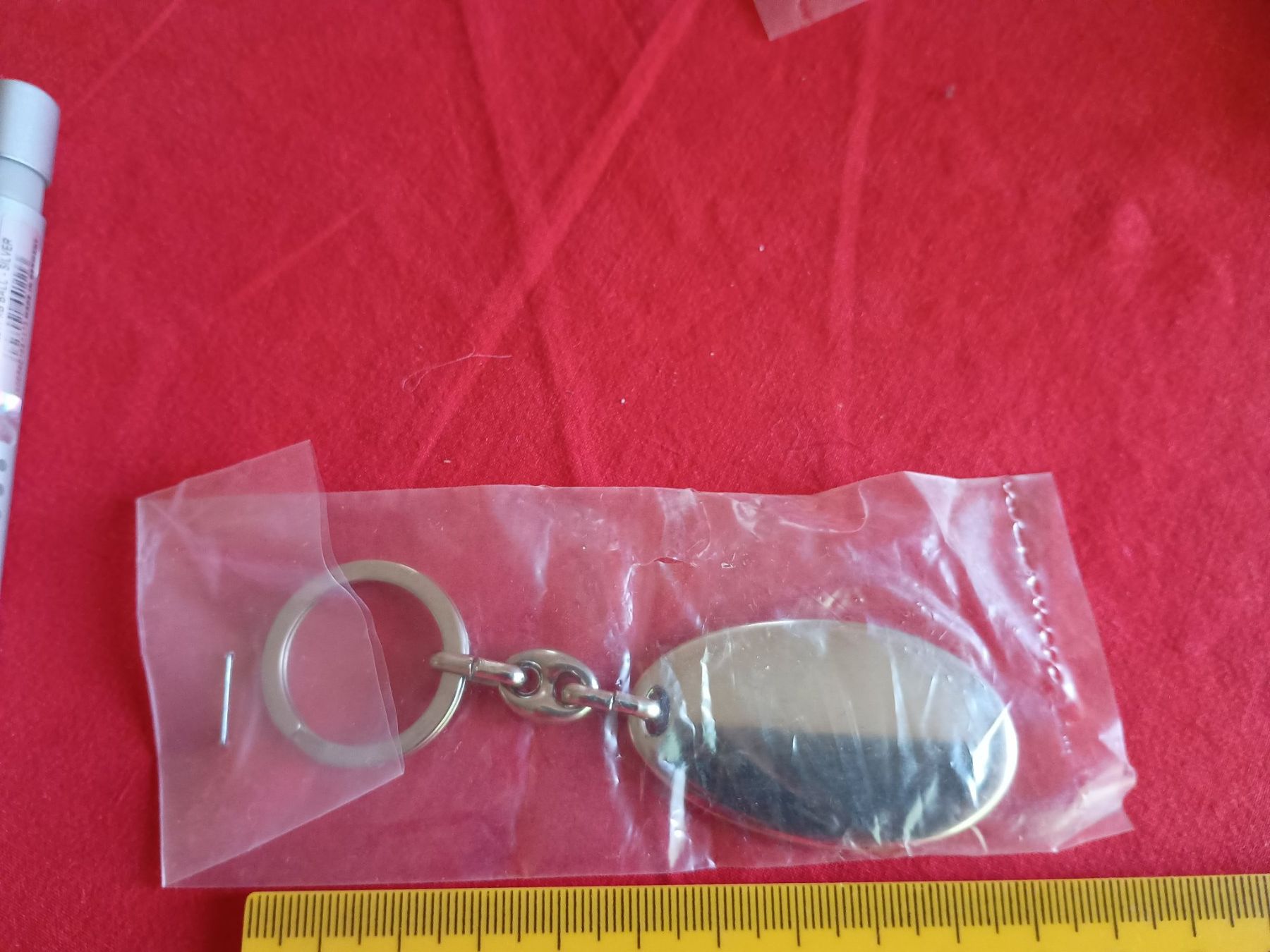 Portachiavi: Schlüsselanhänger, Metall, ca. 10 cm – Nuovo e nell'imballaggio originale da Buchs AG venduto da ReaNaTsch 1