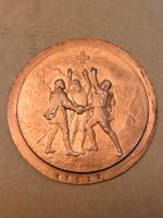 Prototypprägung Plakette Rütli-Schwur Bronze 95% Huguenin