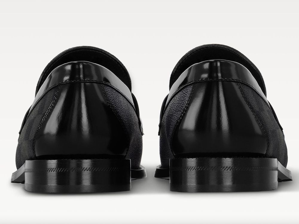 LOUIS VUITTON Major Lv Logo Damier Monogram Loafers 41.5 NEU (Gebraucht ...