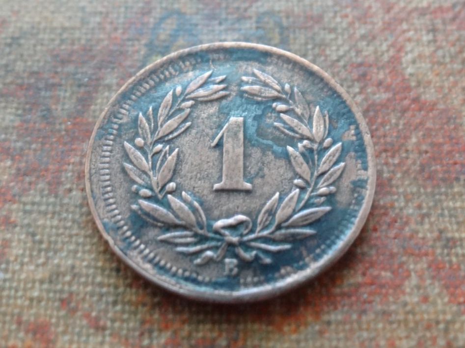 Tutti le monete: 1 Rp. 1908  (A) – Usato da Romanel-sur-Lausanne venduto da Swift13 1