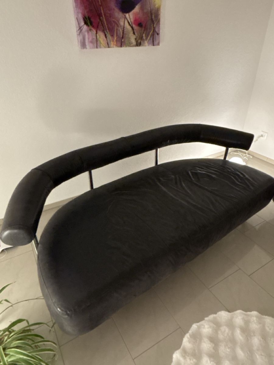 Sofas: Sofa Echtleder – D'occasion à Flawil par rem_zws9 3
