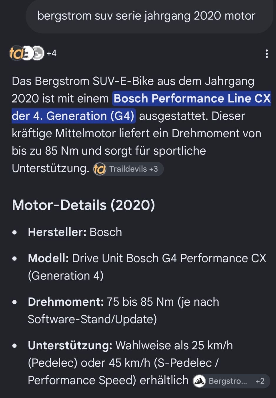 Bergstrom Vélos: E-Bike Bergstrom SUV – D'occasion à Oberengstringen par Tschuege 8