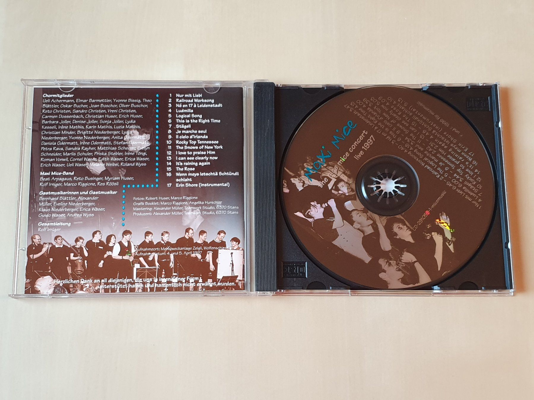 CDs: Maxi Mice the nice mice concert live 1997 – Gebraucht aus Stansstad von collectorsshop 2