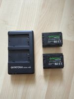 Patona Premium NP-FZ100 Akkus (2x) + Dual USB Ladegerät für 