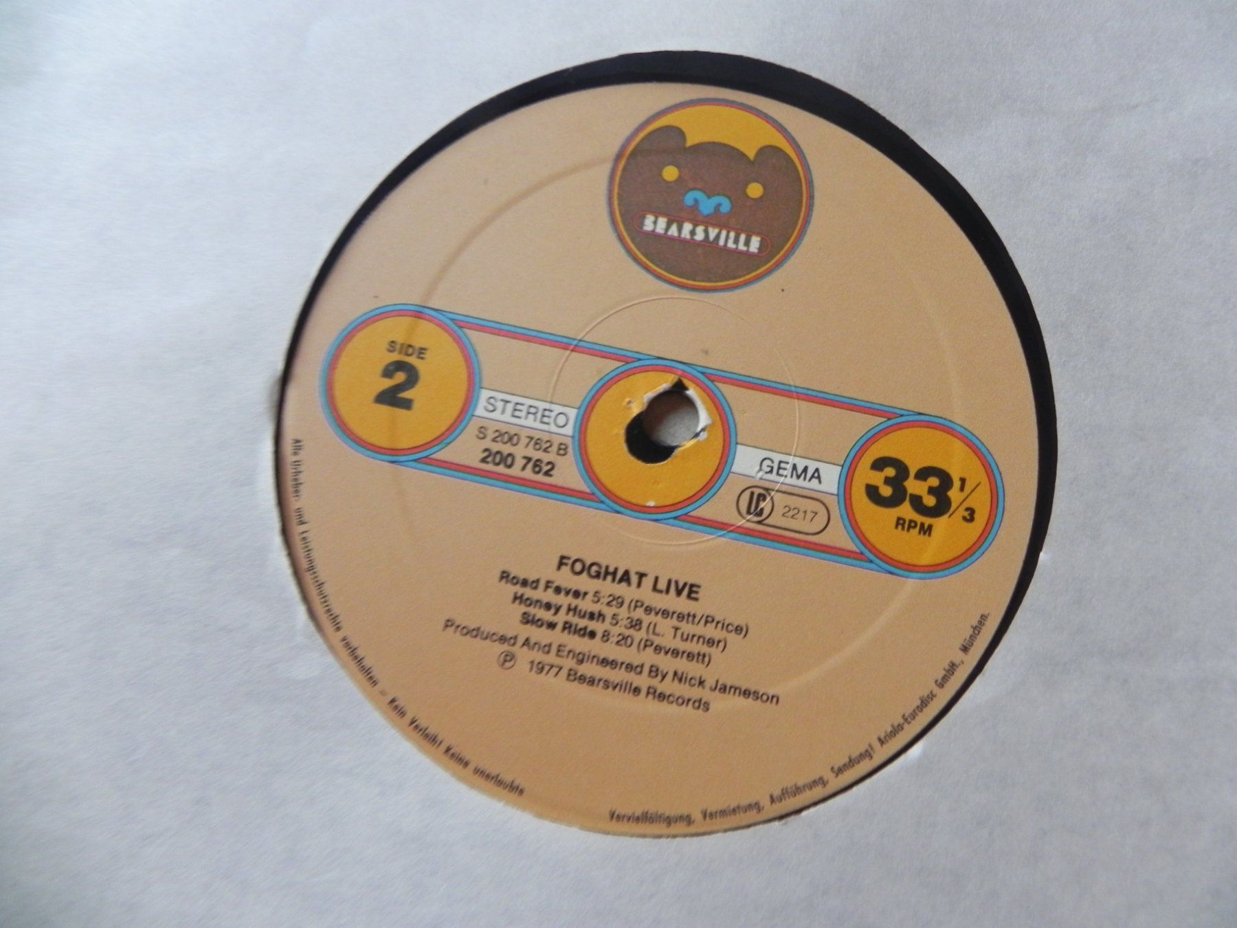 Schallplatten: LP brit. Hardrock Blues Rock Band Foghat 1977 ? Live – Gebraucht aus Siebnen von krimsie 5