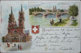 LITHO Schweiz BASEL Pont de Wettstein