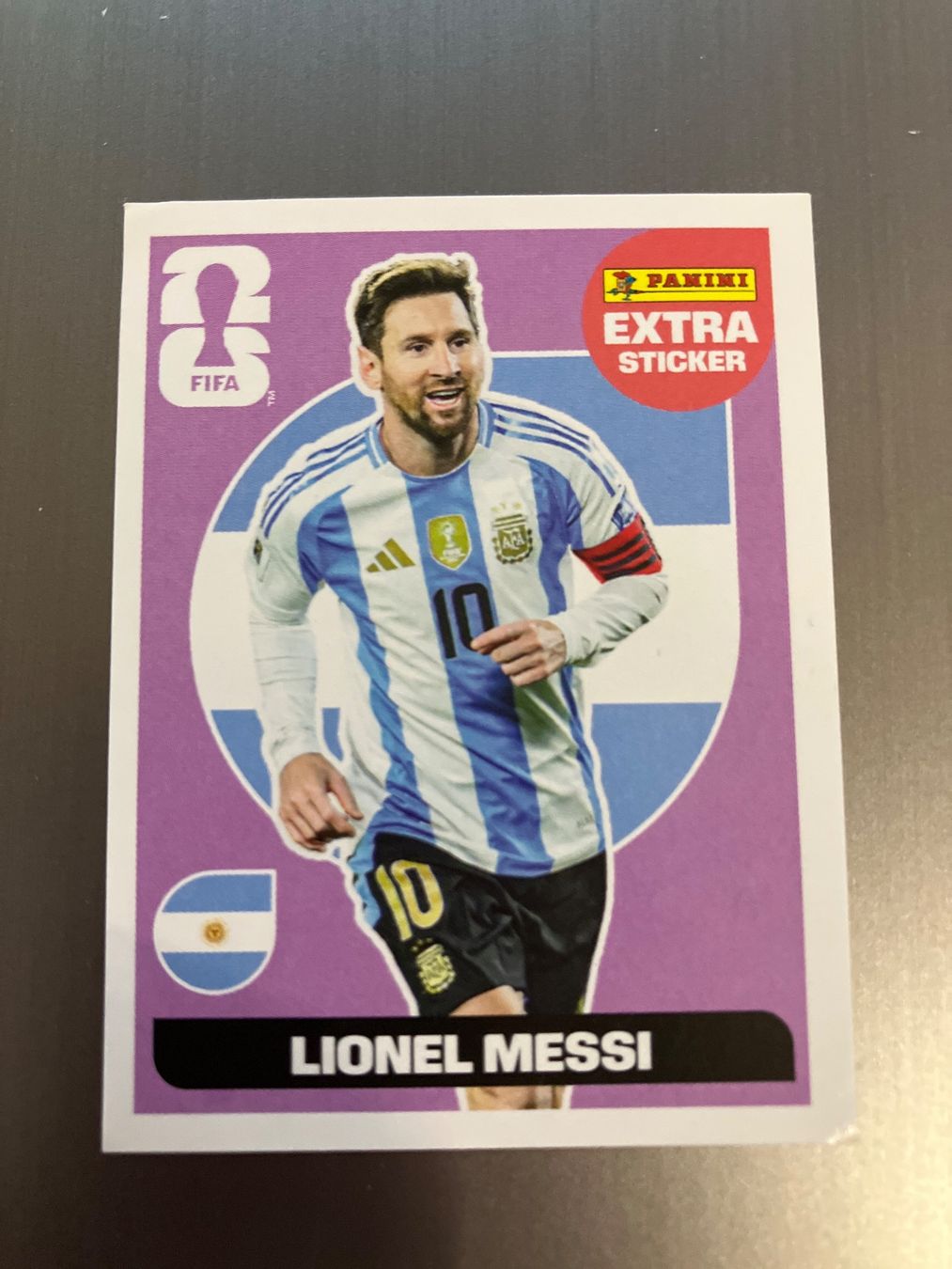 Panini Sammelbilder & Trading cards: extra sticker LIONEL MESSI – Neu und originalverpackt aus Duebendorf von RoteRose