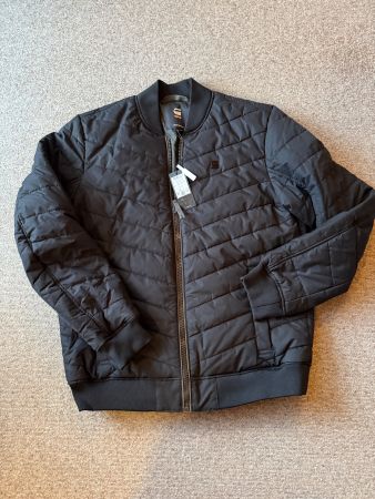 Neue G-Star RAW Padded Bomber Jacke, Herren, Gr. XL schwarz