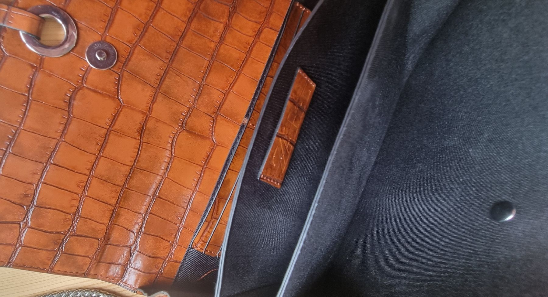 Zara Borse da donna: ZARA Kunstlederhandtasche braun – Nuovo (secondo la descrizione) da Champlan venduto da acr_kkd5 4