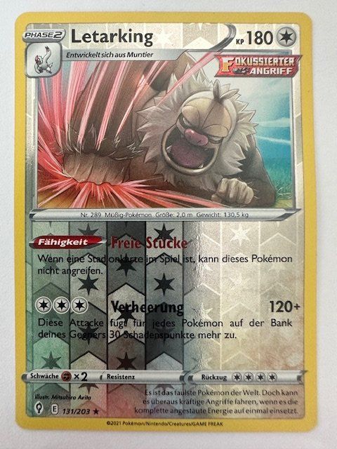 Pokémon Carte collezionabili: Letarking - Reverse Holo - Pokemon – Nuovo (secondo la descrizione) da Nussbaumen AG venduto da Pika-Shop