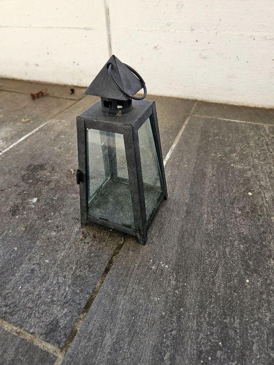 Lanternes: Schwarze Metall Laterne Windlicht Garten Deko – D'occasion à Oetwil am See par akkawi 2