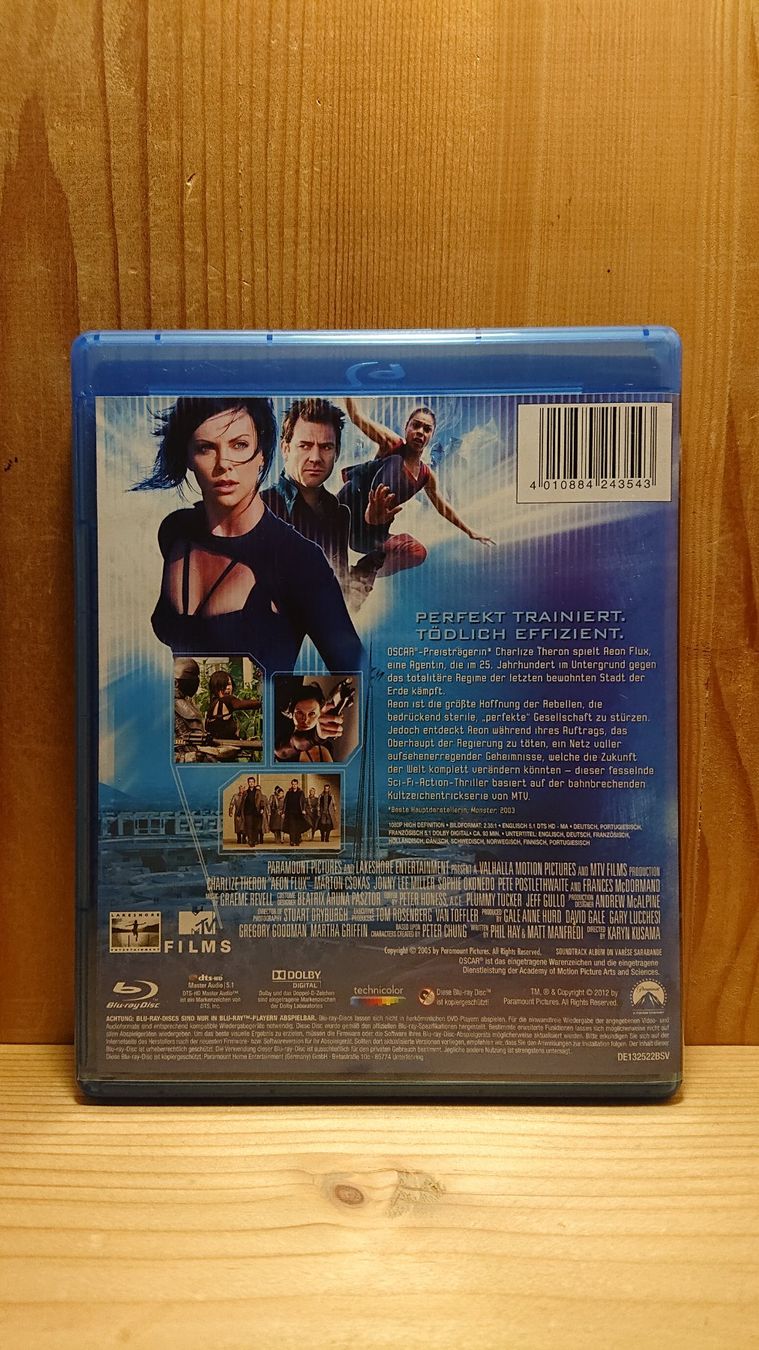 Tutti i DVDs: AEONFLUX Blu-Ray mit Charlize Theron – Usato da Wilderswil venduto da Exebub 1