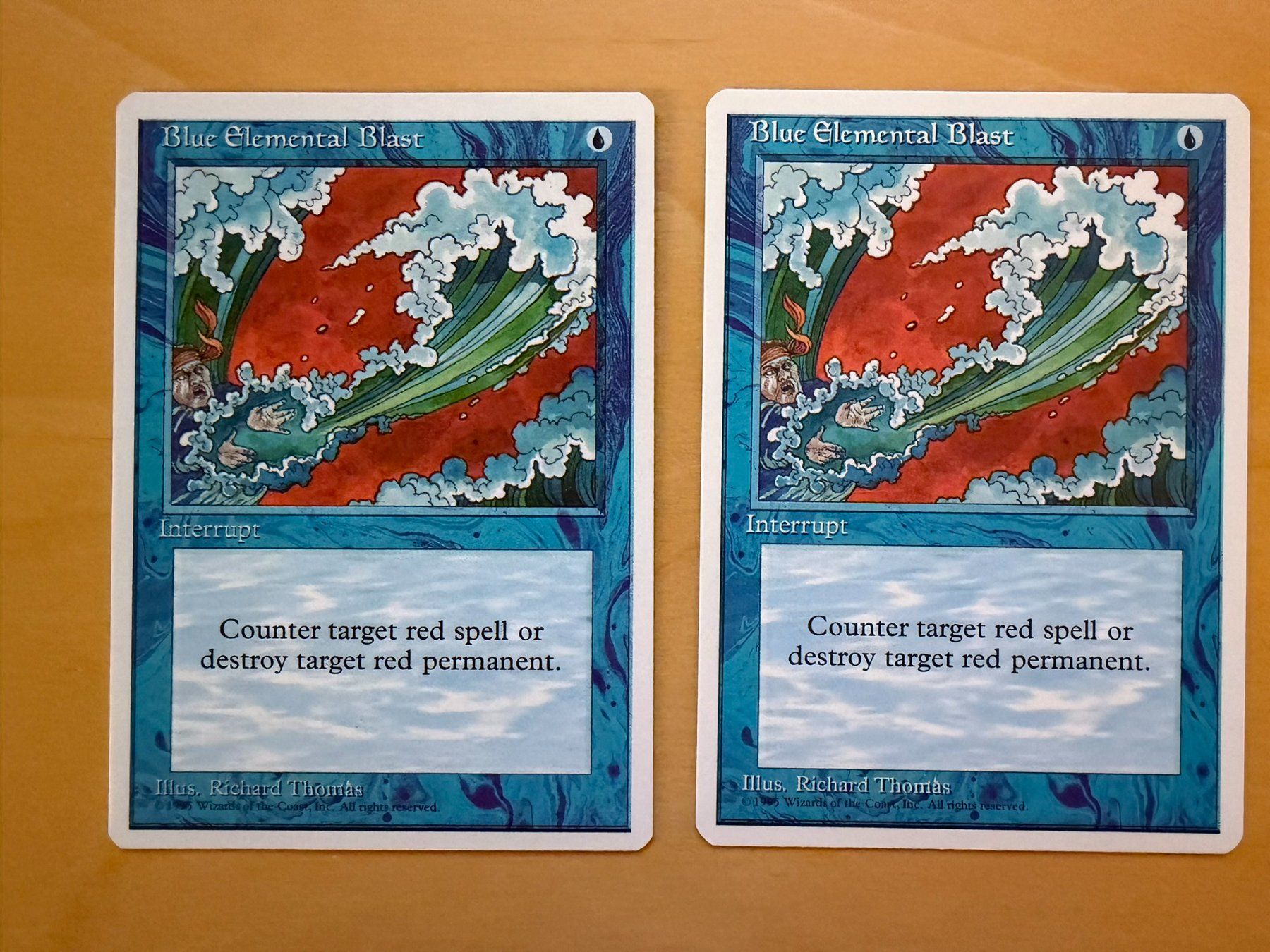 Magic The Gathering Carte collezionabili: 2x Blauer Urknall // Blue Elemental // 4th Edition // Magic – Usato da Binz venduto da Tempelritter