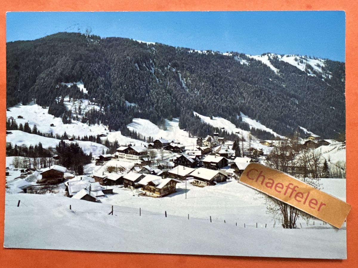 Cartoline postali: 1980. 25603 LAUENEN – Usato da Zürich venduto da Chaeffeler
