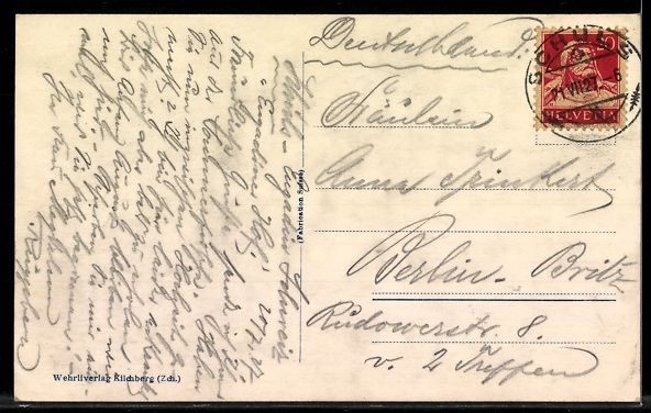 Cartoline postali: AK Schuls, Mit Piz Pisoc – Usato da Berlin venduto da bartko-reher 1