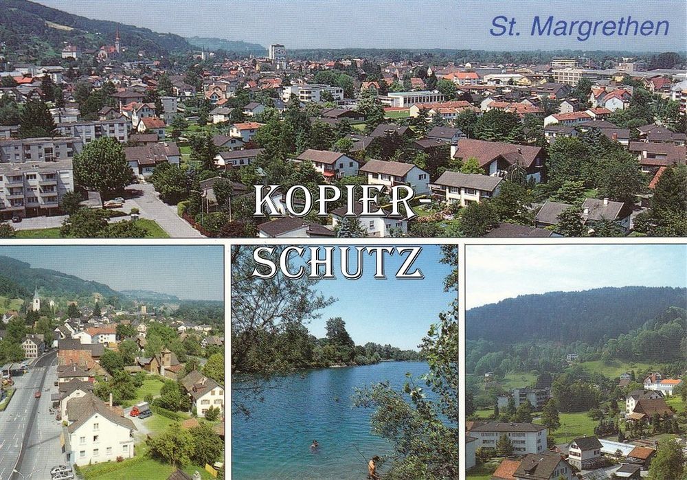St. Margrethen - Diverse Ansichten (u.a. vom Strandbad) (Gebraucht) in ...