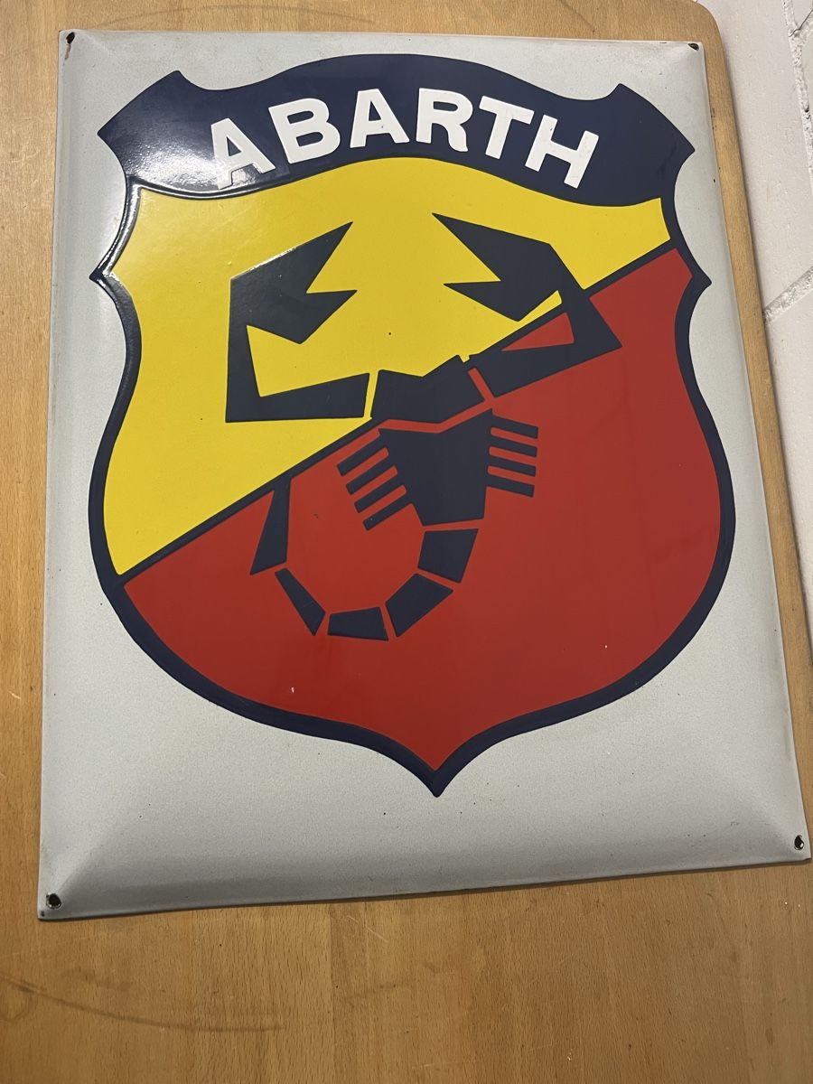 Abarth Schilder: ABARTH Blechschild – Gebraucht aus Holziken von 181281 7