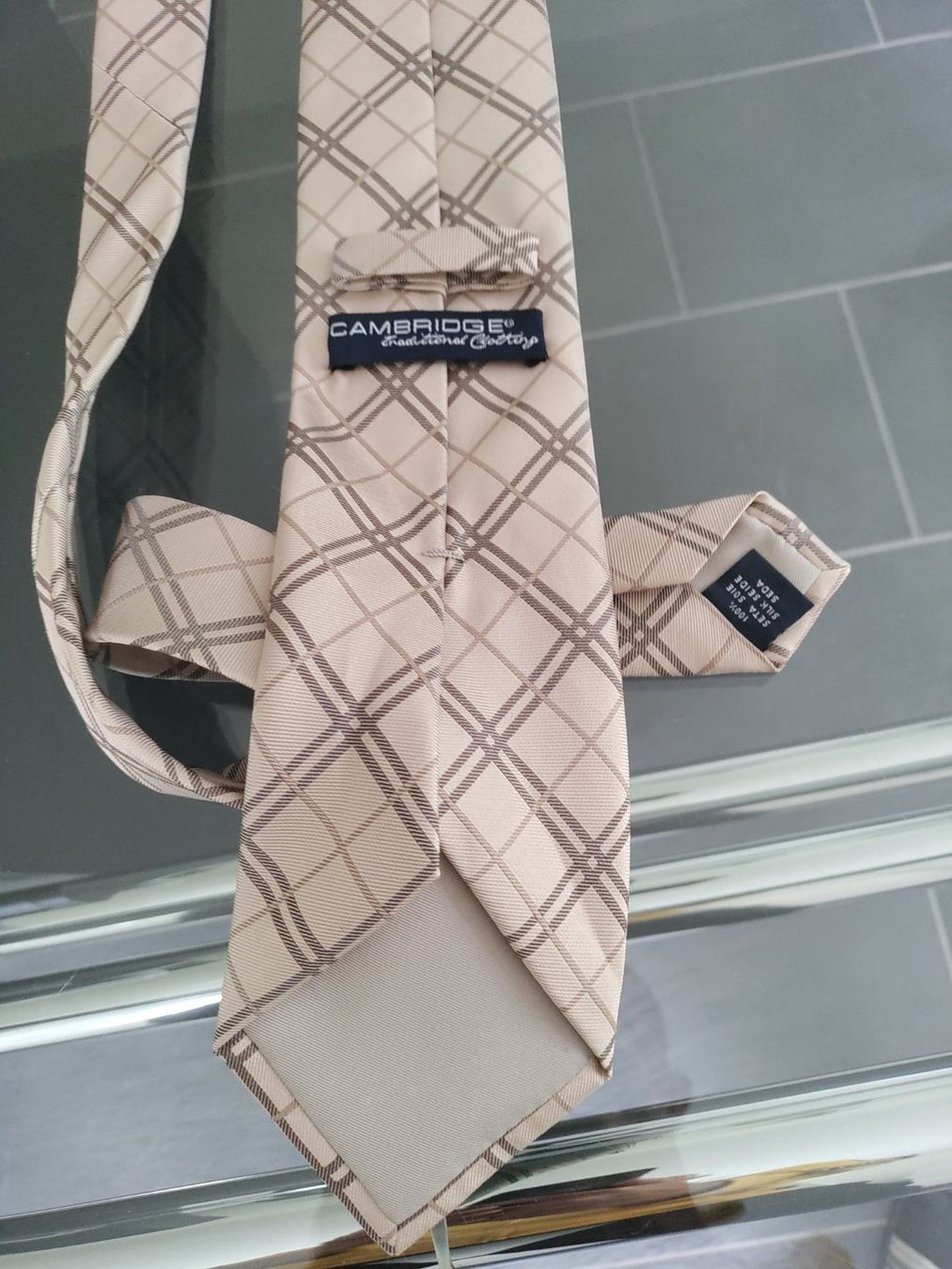 Cravatte: Cravate - Beige et brun – Usato da Avry-devant-Pont venduto da OBoss 2