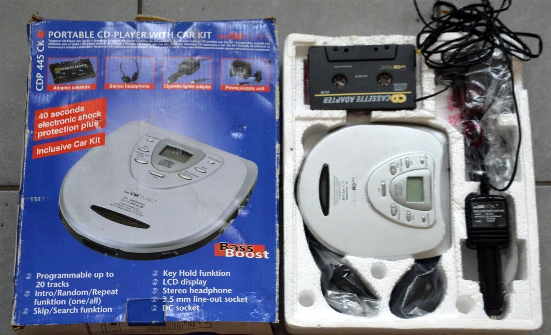 Lettore multimediale portatile: Discman Clatronic CDP  445 CK – Usato da Collonges venduto da arashee